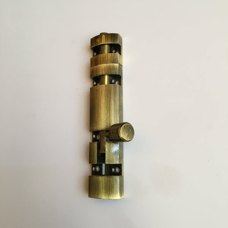 Metal Tower Bolt In Different Screw Position In Antique Finish Latches For Doors By DH