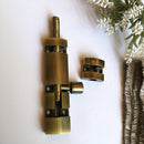 Metal Tower Bolt In Different Antique Brass Finish Locks & Latches For Doors By DH