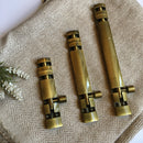 Metal Tower Bolt In Different Screw Position In Antique Finish Latches For Doors By DH