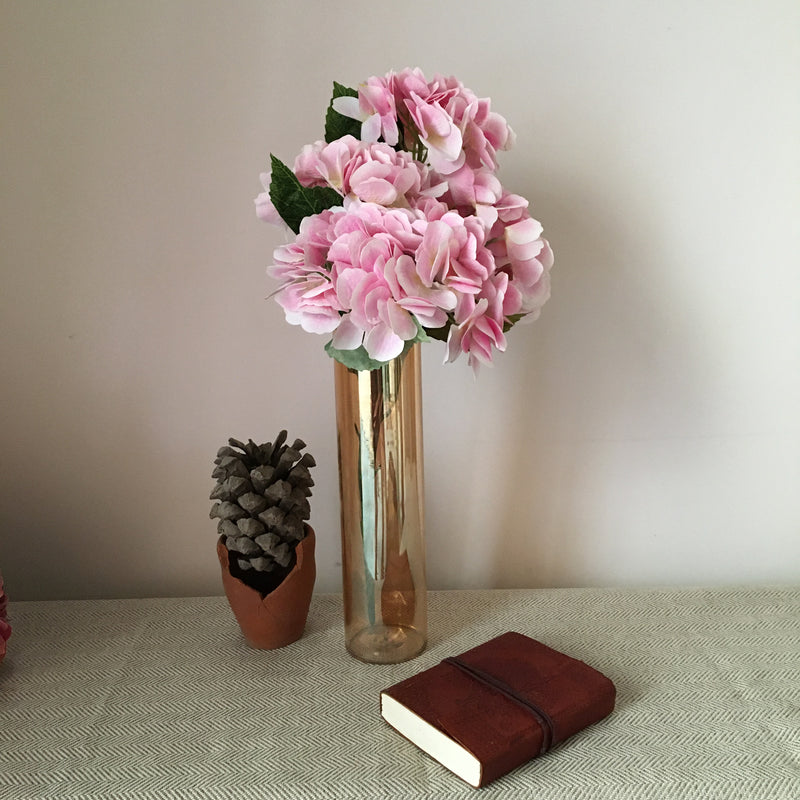 Artificial Flower Lovely Pink Hydrangea