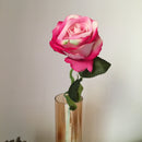 Artificial Rose Flower In Multicolor Single Stem For Home Decor (50 cm Tall -1 Stick)