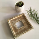 Gold Polished Wood Picture Square Frame By HMF