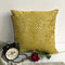 Designer Lime Green Color Self Textured Pattern Sofa Cushion Cover (16 x 16 ) 1Pc