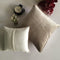 Decorative Plain Beige Velvet Cushion Cover 1Pc