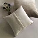 Decorative Plain Beige Velvet Cushion Cover 1Pc