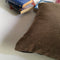Decorative Ochre Brown Velvet Chain Pattern Cushion Cover (16 x 16 ) 1Pc