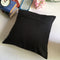 Decorative Ochre Brown Velvet Chain Pattern Cushion Cover (16 x 16 ) 1Pc