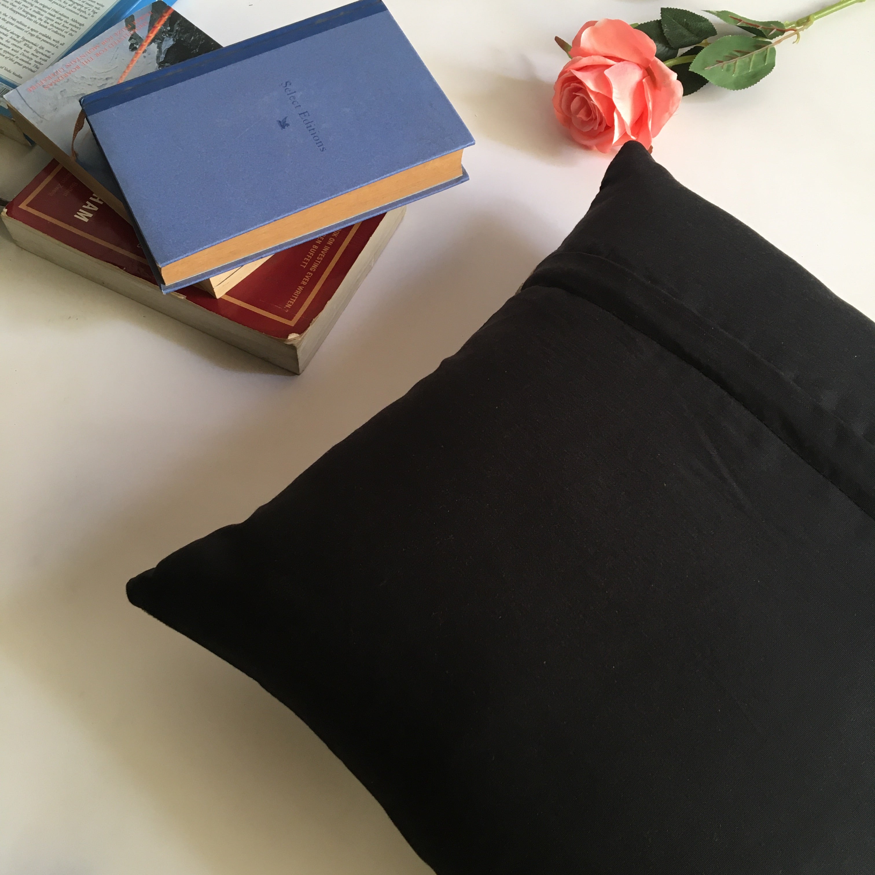 Decorative Jacquard Textured Velvet Cushion Cover (16 x 16 ) 1Pc