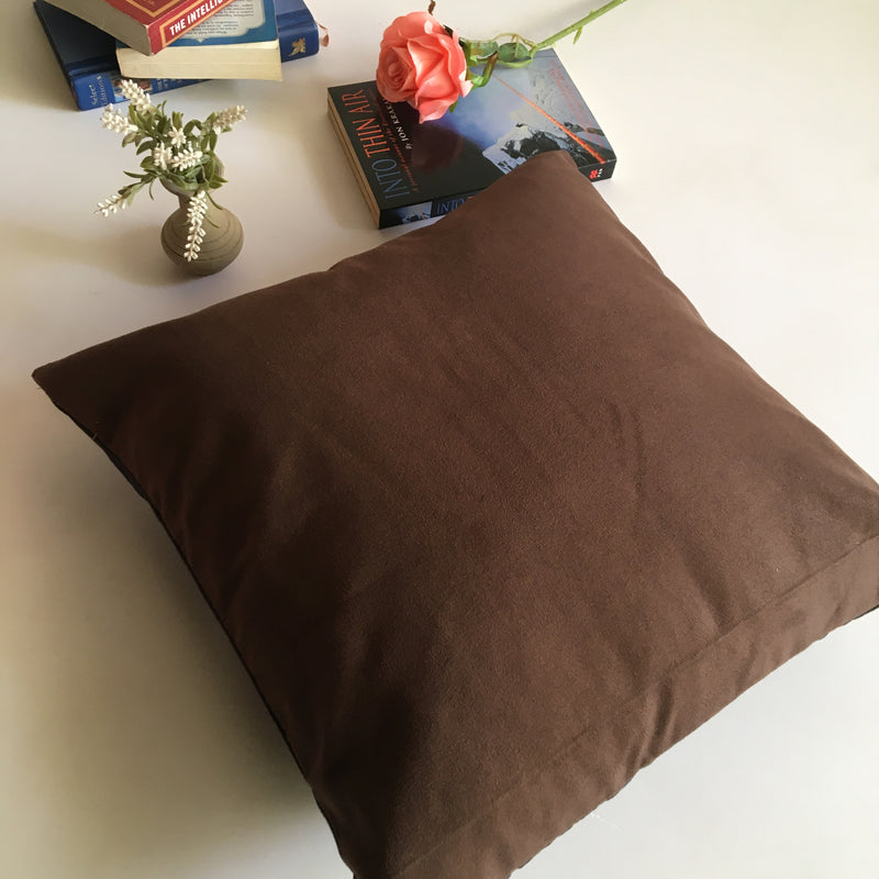 Plain Suede Soft Cushion Cover (16 x 16 ) 1Pc