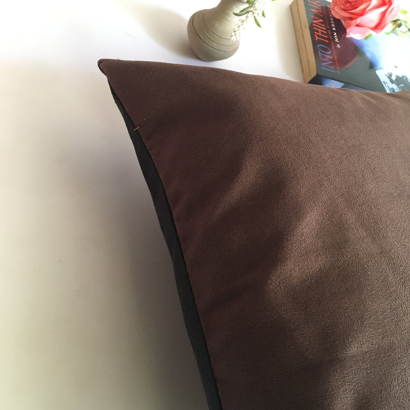 Plain Suede Soft Cushion Cover (16 x 16 ) 1Pc