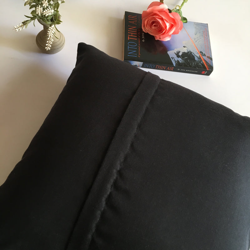 Plain Blue Velvet Color Sofa Cushion Cover
