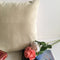 Plain White Velvet Color Sofa Cushion Cover