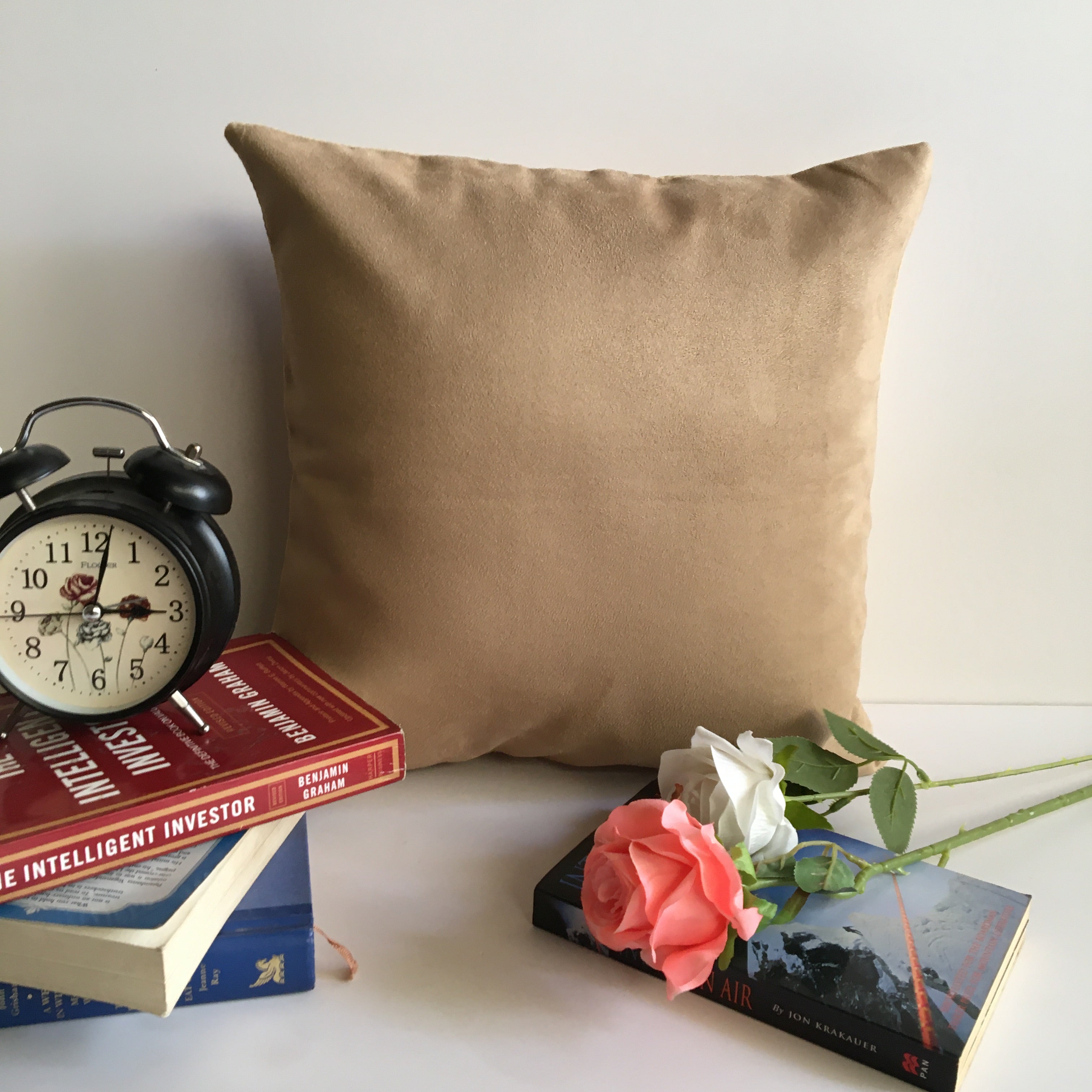  Luxurious Plain Suede Soft Cushion Cover