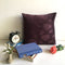 Decorative Purple Fish Bone Textured Pattern Cushion Cover (16 x 16 ) 1Pc