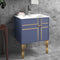 Memoria & Edge Floor Standing 2 Legs Bathroom Vanity By TGF