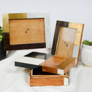 Stylish Photo Frames With Jewelry Box Combo In Brass , Marble and Wood By Fita