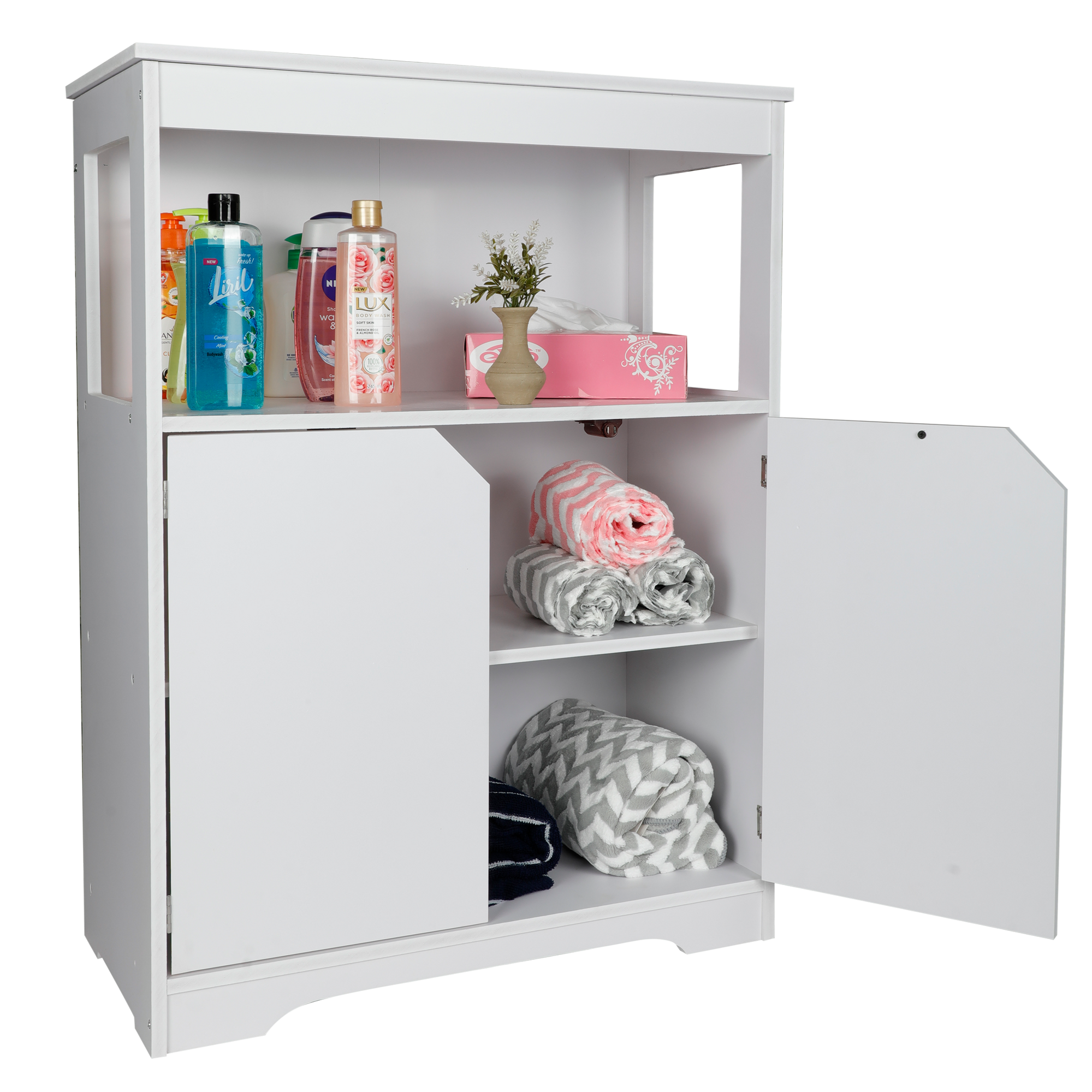 Bathroom storage Cabinet PVC Cupboard