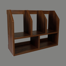 Portable Bookshelf For Table Tops or Wall Hanging By Miza