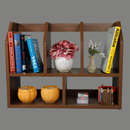 Portable Bookshelf For Table Tops or Wall Hanging By Miza