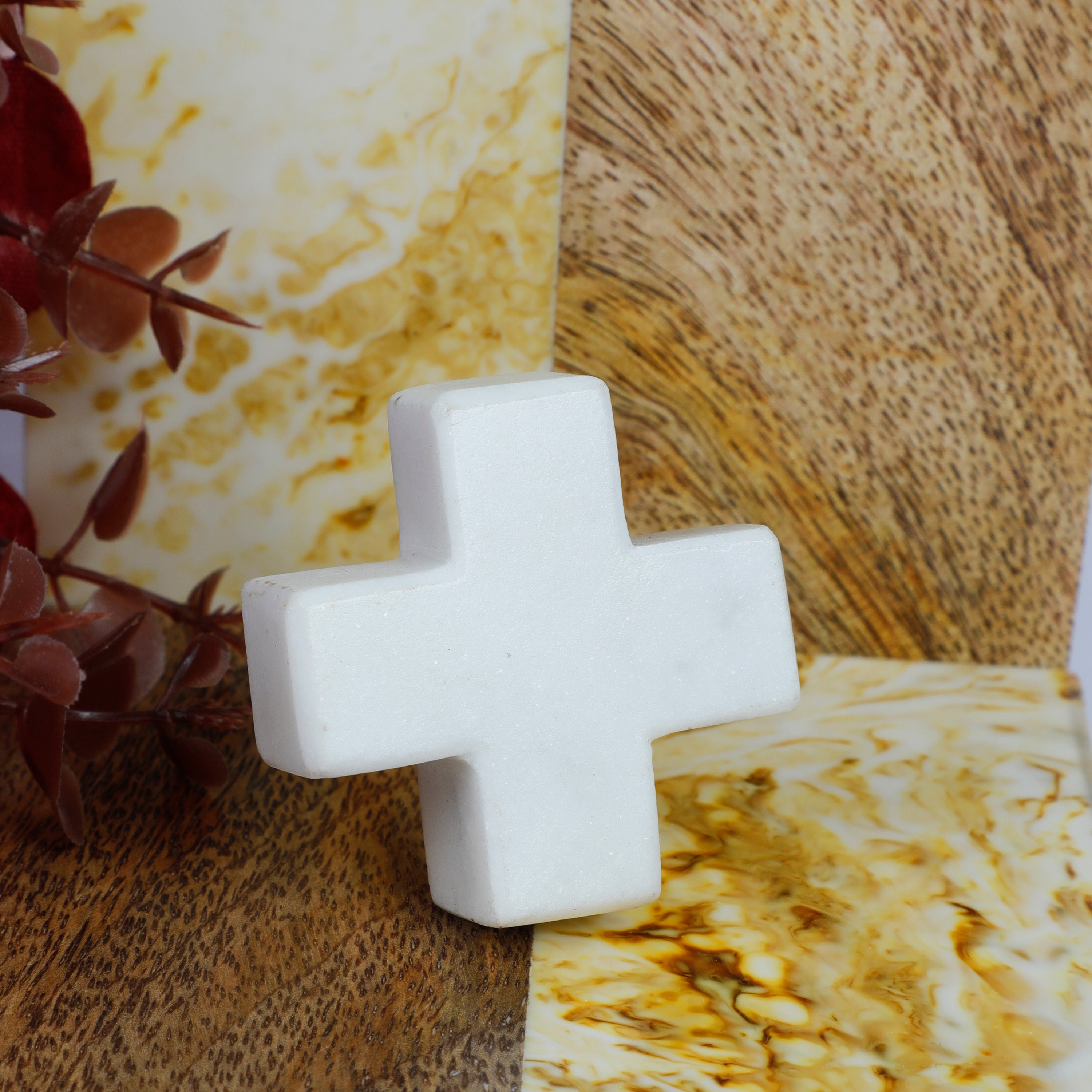 Modern Handcrafted Cross Design White Marble Stone Door/ Cabinet/Door ...