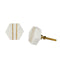 White Marble Stone Drawer& Cabinets Knobs