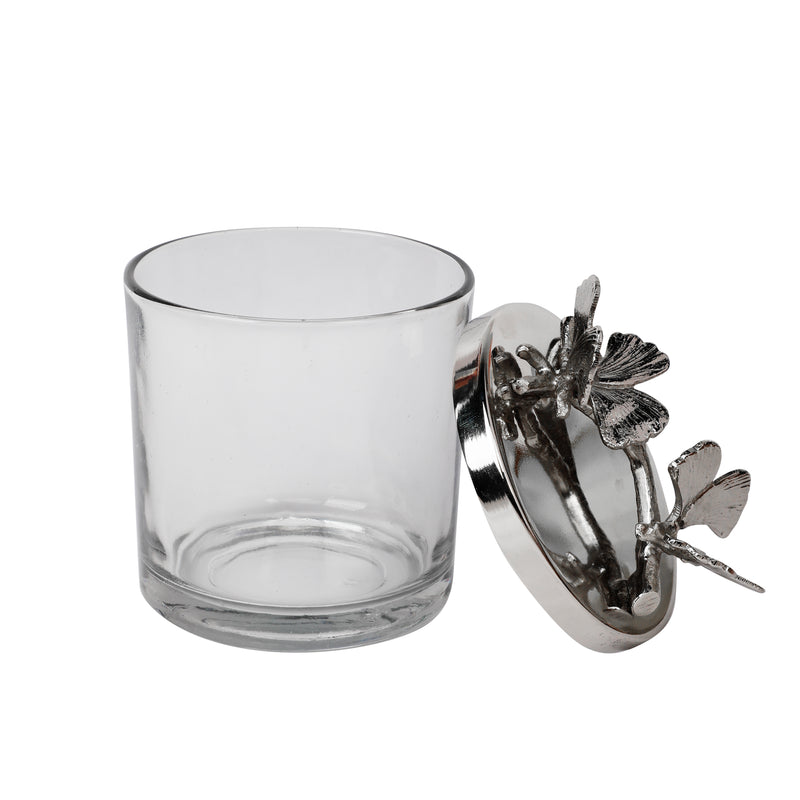 Condiment Pickle Jar Holder With Butterfly Lid