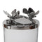 Condiment Pickle Jar Holder With Butterfly Lid