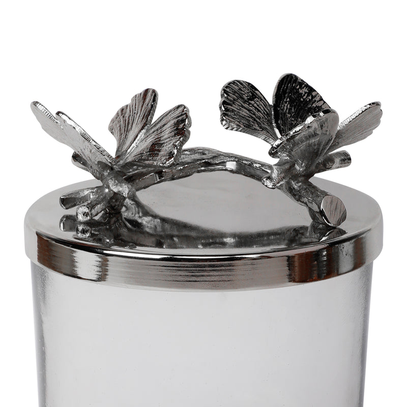 Condiment Pickle Jar Holder With Butterfly Lid
