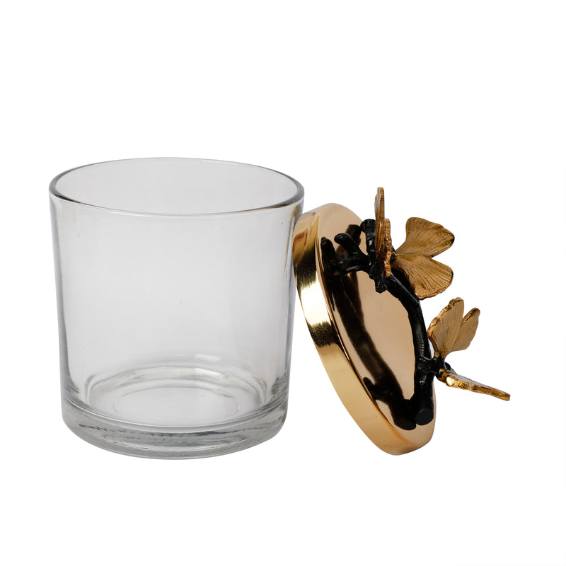 Condiment Pickle Jar Holder With Butterfly Lid