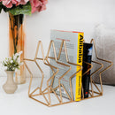 Star Shaped Decorative Metal Desktop Book File Magazine Holder 1pc By Fita