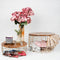 Metal Wire Fruit/Veggie/Multipurpose Basket With Wooden Lid By Fita