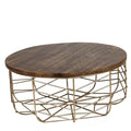 Metal Wire Fruit/Veggie/Multipurpose Basket With Wooden Lid By Fita