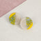 Hand Crafted Modern Multicoloured  Marbling Resin Door/Cabinets Knobs 1PC