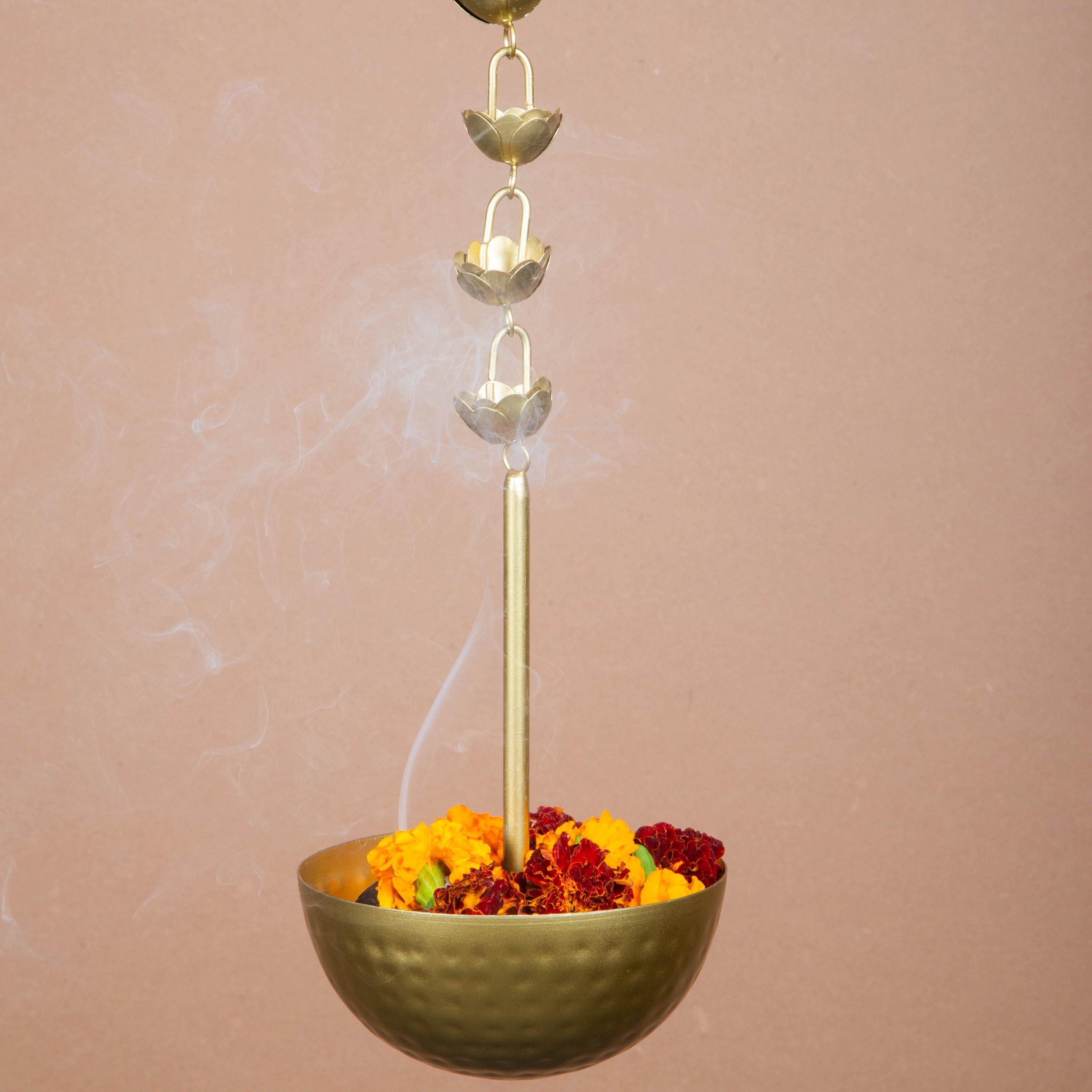 Home Purifying Bakhoor Loban Daan Lamp Hanging - peelOrange.com