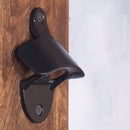 Black Bottle Opener 8mm Cast Iron Wall Mount Beer Soda Bottle