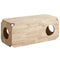 Modular Wooden Bench Cat/Dog House With Open Corners By Miza
