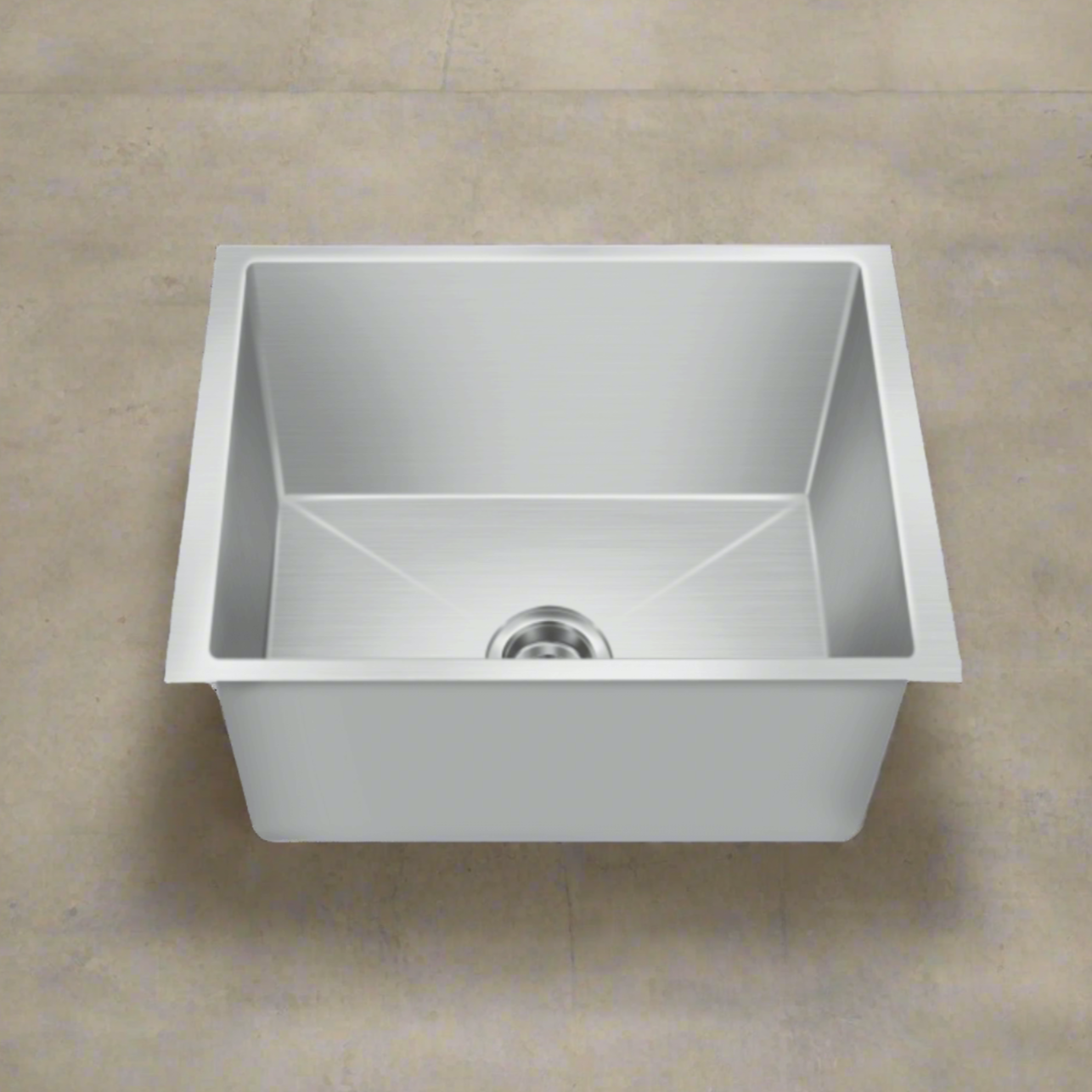 Nirali Maxell Single Bowl Kitchen Sink in Stainless Steel 304 Grade +PVC Plumbing Connector - peelOrange.com