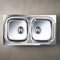 Nirali Pride Stainless Steel Kitchen Sink in 304 Grade + PVC Plumbing Connector - peelOrange.com