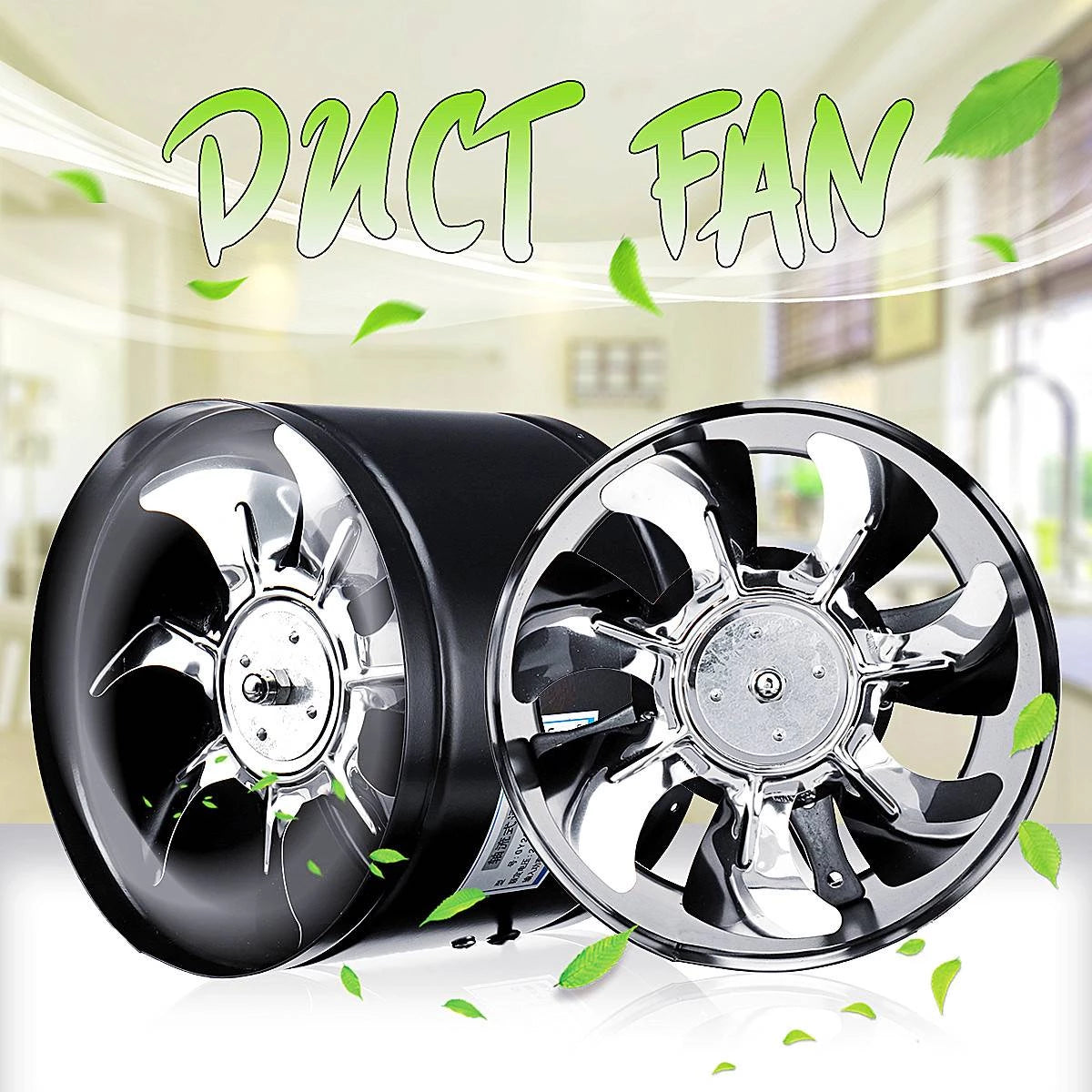 WAD PL Metal Series Ventilation/Exhaust Stainless Steel Fan By Wadbros