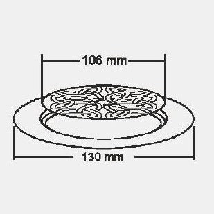Nirali Aston Anti Cockroach Designer Floor Drain In Stainless Steel 304 Grade