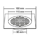 Nirali Allyco Anti Cockroach Designer Floor Drain In Stainless Steel 304 Grade