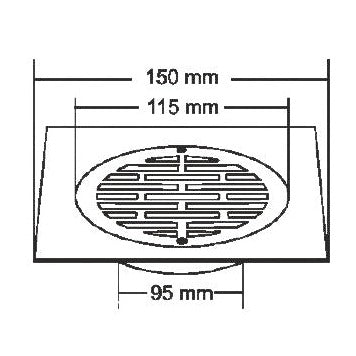 Nirali Allyco Anti Cockroach Designer Floor Drain In Stainless Steel 304 Grade