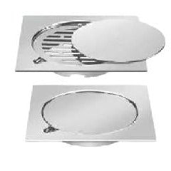 Nirali Alden Anti Cockroach Trap Floor Water Drain Jali Cover With Hole For Bathroom / Sink In SS 304