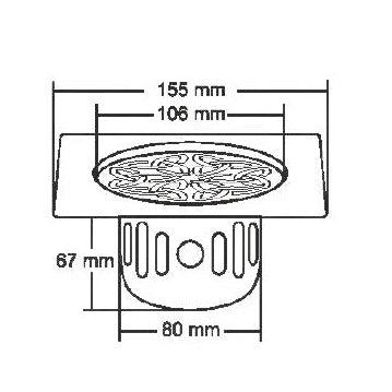 Nirali Coral Anti Cockroach Designer Floor Drain In Stainless Steel 304 Grade