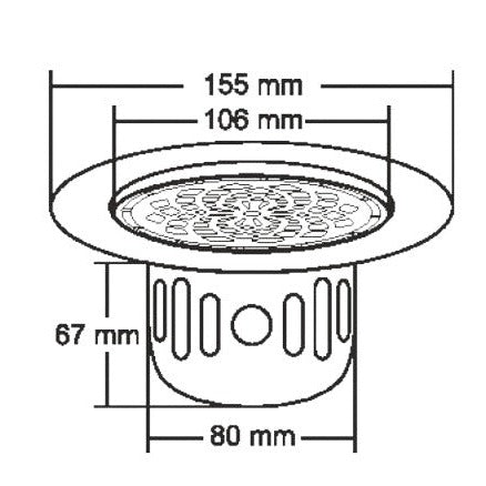 Nirali Nile Anti Cockroach Designer Floor Drain In Stainless Steel 304 Grade