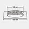 Nirali Fluxo Anti Cockroach Designer Floor Drain In Stainless Steel 304 Grade