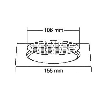 Nirali Osaka Anti Cockroach Designer Floor Drain In Stainless Steel 304 Grade