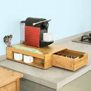 Coffee Organizer For Home/Office Tea Bag Drawer Coffee Machine Platform By Miza