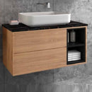 Class Wall Hanging Washbasin Vanity & Cabinet ( Set Of 3 ) By TGF