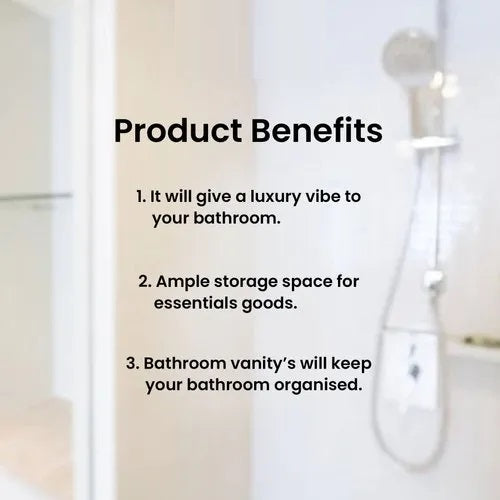Optra & Zara Butter Nut Dark Brown Vanity For Bathroom By TGF